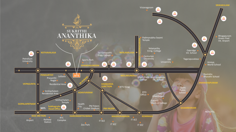 Sukruthi Ananthika Location Map